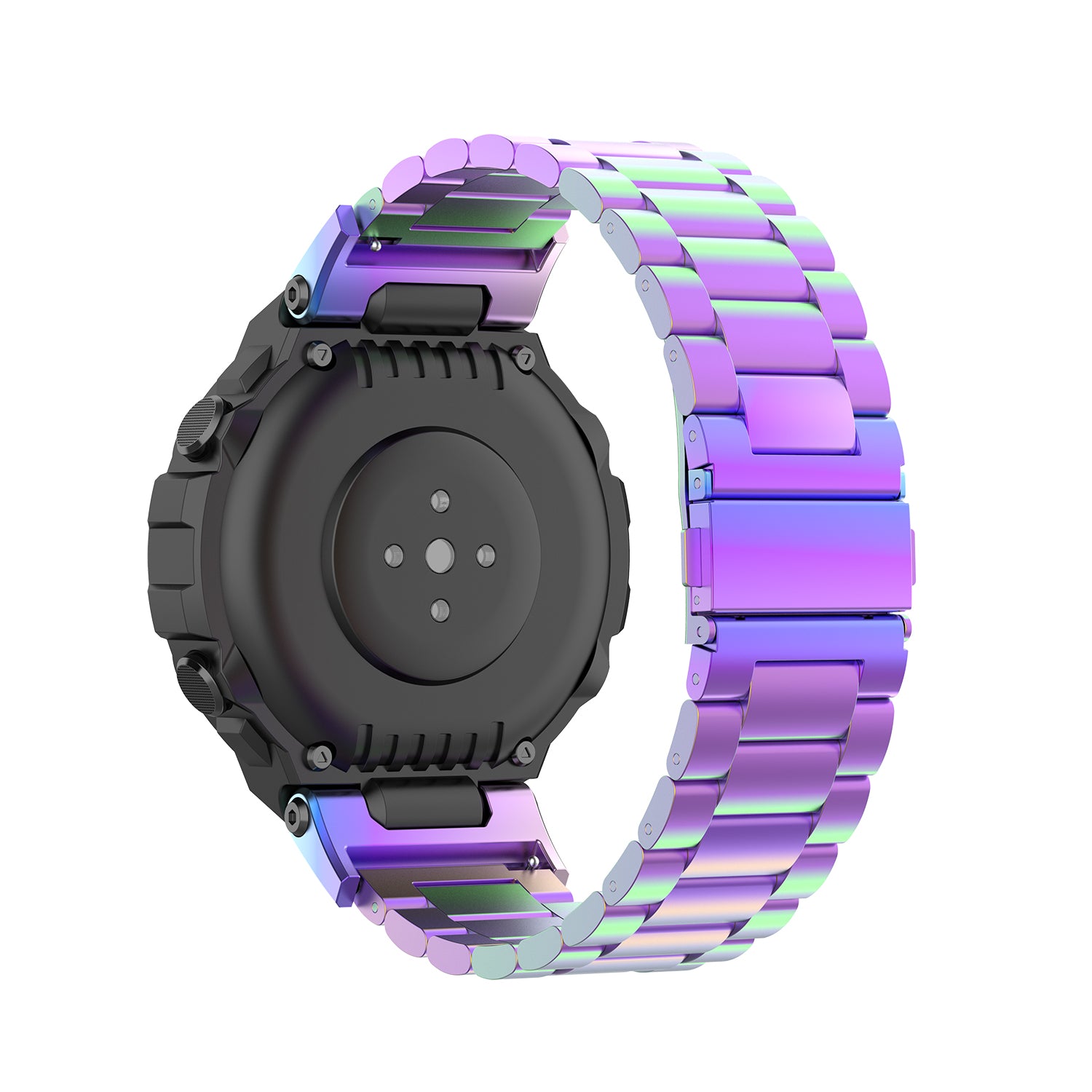 Replacement Stainless Steel Smart Watch Strap Band for Huami Amazfit T-Rex Pro Amazfit T-Rex Replacement Stainless Steel Smart Watch Strap Band for Huami Amazfit T-Rex Pro Amazfit T-Rex